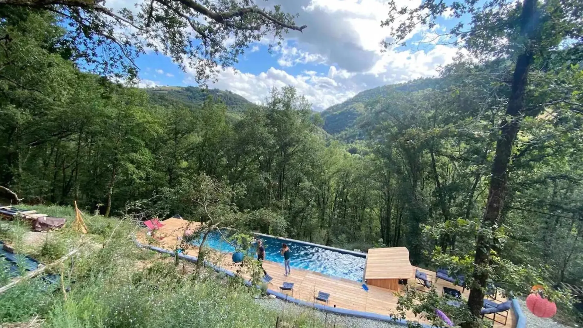Villa Ecogite Lalalandes Aveyron Saint-Parthem